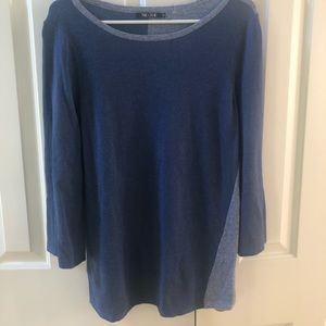 Nic+Zoe Outpouring Hue Cotton Blend Sweater - M